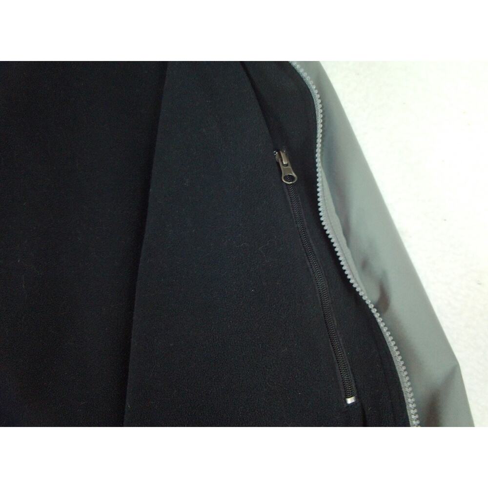 Magellan‎ Jacket Hood Softshell Zip Front Pockets Fleece Lined Gray Size Large - Picture 10 of 16